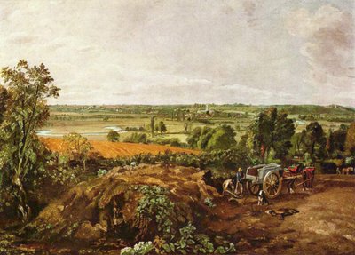 La valle dello Stour con la chiesa di Dedham da John Constable